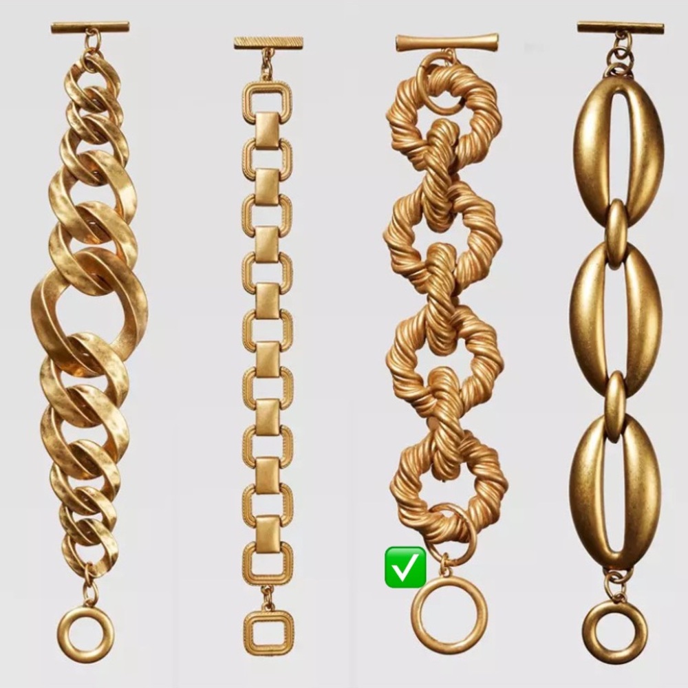 Zara Link Twist Chain or Box Chain Limited Edition Bracelet - Picture 6 of 16